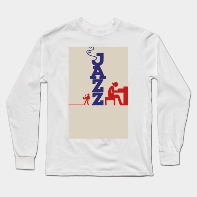 jazz music lover Long Sleeve T-Shirt by Yamany